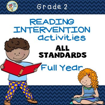 Preview of Second Grade  Reading Intervention Activities,  Full Year- Print and Digital