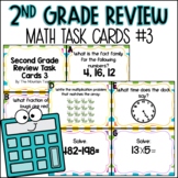 2nd Grade Math Spiral Review | Task Cards Set 3 of 5
