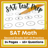 Second Grade SAT 10 Math Practice - 65+ SAT Dailies Primar