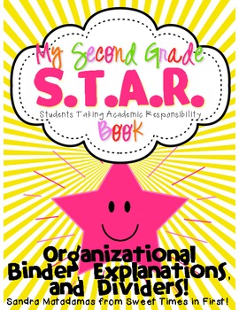 Preview of Second Grade S.T.A.R. Book Organizational Binder