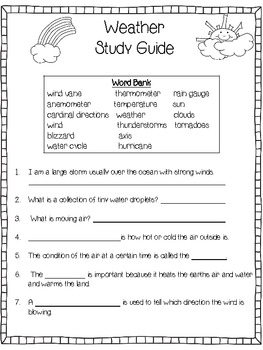 Second Grade Science-CommonCore Aligned Weather Unit by Sharon Strickland
