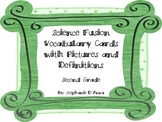 Second Grade Science Fusion Vocabulary Cards with Pictures