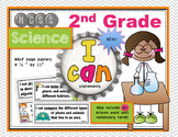 2nd Grade NGSS Science "I Can" Posters and 72 Vocabulary Cards