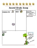 Second Grade Scoop - Classroom Newsletter Templates