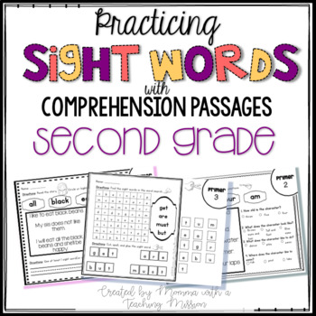 Preview of Second Grade Sight Word Practice and Passages 2nd grade sight word practice