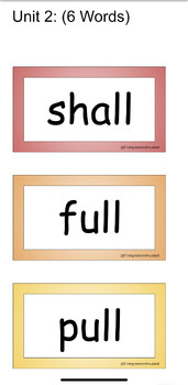 Preview of Second Grade Sight Word; Word Wall