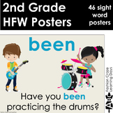 Second Grade Sight Words Posters