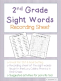 UPDATED: Second Grade Sight Words / HFW Assessment - Lucy 