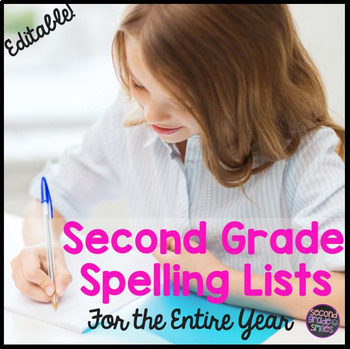 Preview of Second Grade Spelling Lists | 2nd Grade Spelling Words
