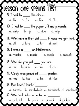 Second Grade Spelling Tests Journeys Based 30 Weeks! by Hilliary Owens