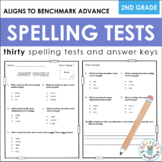 Second Grade Spelling Tests (Paper + Digital, Aligns to Be