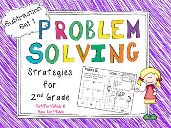 Preview of Second Grade Subtraction Problem Solving {Differentiated}
