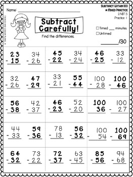 Subtraction Within 100 by Frogs Fairies and Lesson Plans | TpT