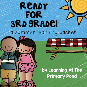 Preview of Second Grade Summer Packet | Summer Homework for Rising Third Graders