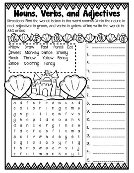 second grade summer reading review packet by snapshots in teaching