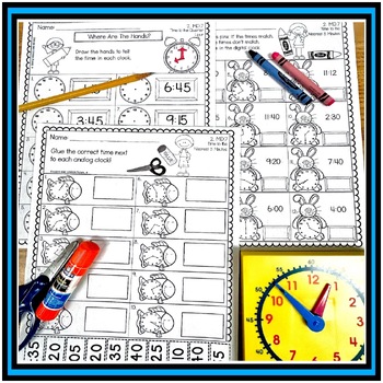 telling time activities and assessments 2nd grade tpt
