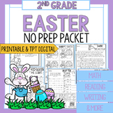 Second Grade Easter Math and Reading Worksheets | Easter Packet