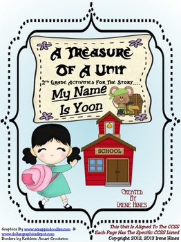 Preview of Treasures ~ A Treasure Of A Unit For 2nd Grade: My Name Is Yoon