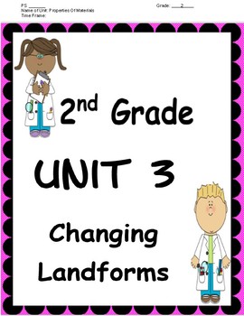 Preview of Second Grade Unit Plan for Amplify Science Unit 3 - Changing Landforms