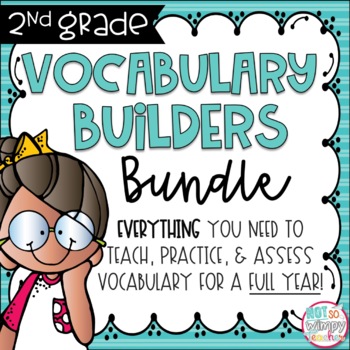Preview of Vocabulary FULL YEAR Bundle SECOND GRADE