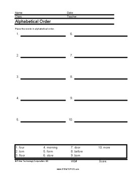 second grade vocabulary worksheets by stemtopics tpt