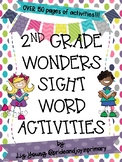 Second Grade Wonders Weekly Sight Word Activities