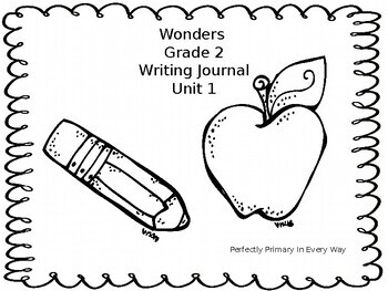 Preview of Second Grade Wonders Writing Journal