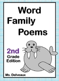 Word Family Poems - Second Grade Edition