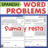 SPANISH Word Problems | Suma y Resta | 2nd Grade Addition 