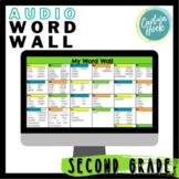 Second Grade Word Wall with Audio -- UDL Strategy