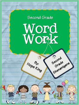 second grade word work by hope king teachers pay teachers