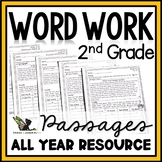Second Grade Word Work Activities | Digital Option | Science of Reading Aligned