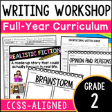 2nd Grade Writing Curriculum Bundle - Yearlong Writing Wor
