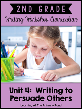 Preview of Second Grade Opinion Writing Unit | Reviews & Persuasive Letters | Unit 4
