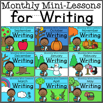 Preview of Second Grade Writing Mini-Lessons Bundle