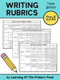 Second Grade Writing Rubric Set - Narrative, Informational
