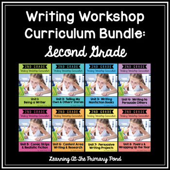 Preview of Second Grade Writing Workshop Curriculum (Writing Units Bundle)