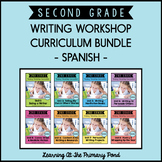Spanish Writing Workshop Curriculum Bundle for Second Grade