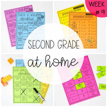 Preview of Second Grade at Home - Week Nine