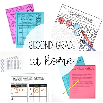 Preview of Second Grade at Home - Week One