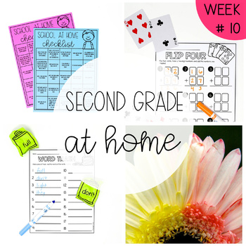 Preview of Second Grade at Home - Week Ten