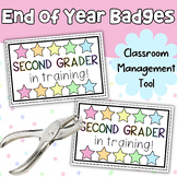 Second Grader in Training Printable Badges/Punch Cards