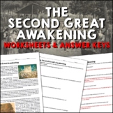 Second Great Awakening Age of Jackson Reading Worksheets a