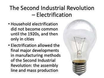 research paper about second industrial revolution