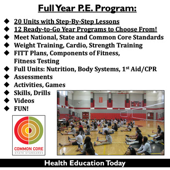 Health and P.E. SUPER Bundle: Save $73 on Two #1 Best-Selling Curriculums!