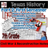 Second Semester Texas History Mega Bundle