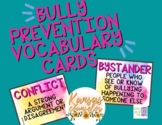 Second Step Bully Prevention Vocabulary Cards (Neon Waterc