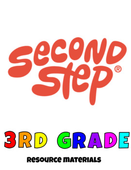 Preview of Second Step Grade 3 Parent Letters