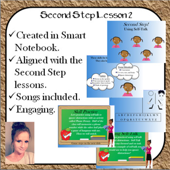 Preview of Second Step Lesson 2 Using Self-Talk