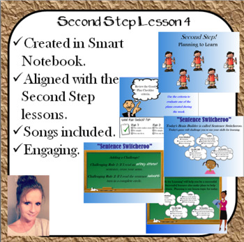 Preview of Second Step Lesson 4 Planning to Learn